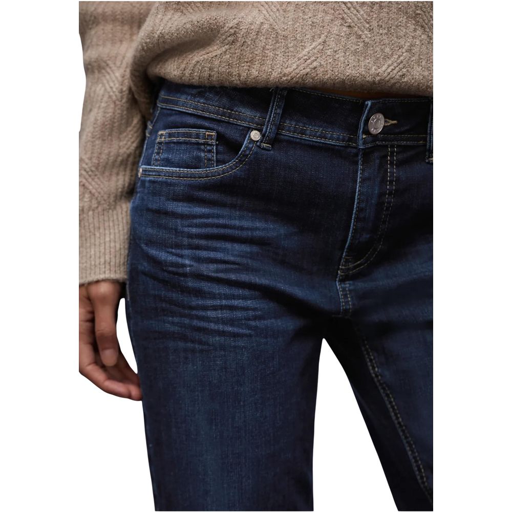 Blue Cotton Mom Jeans