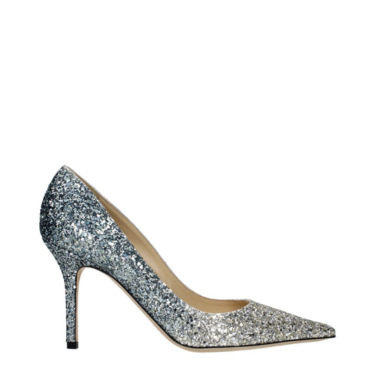 Gray Plastic Pumps