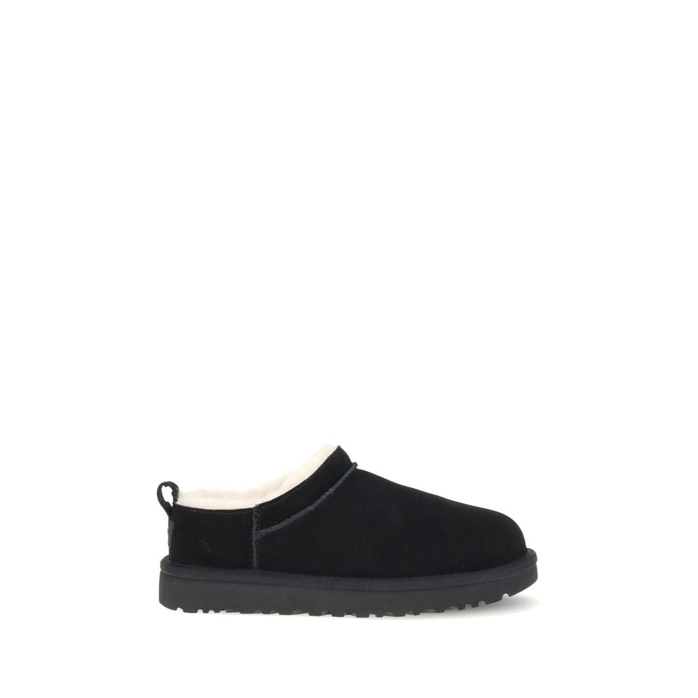 Black Leather Ankle Boots