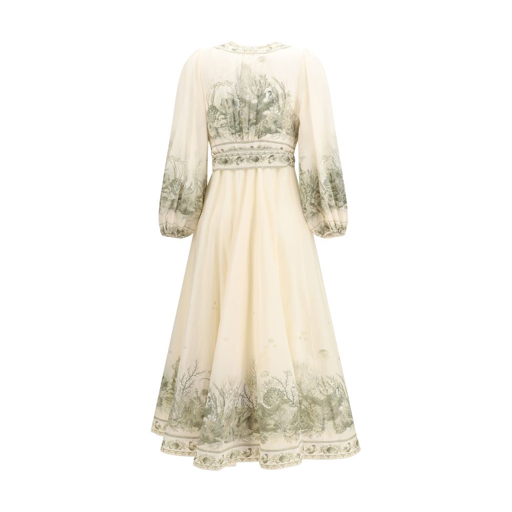 Multicolor Cotton Long Dress