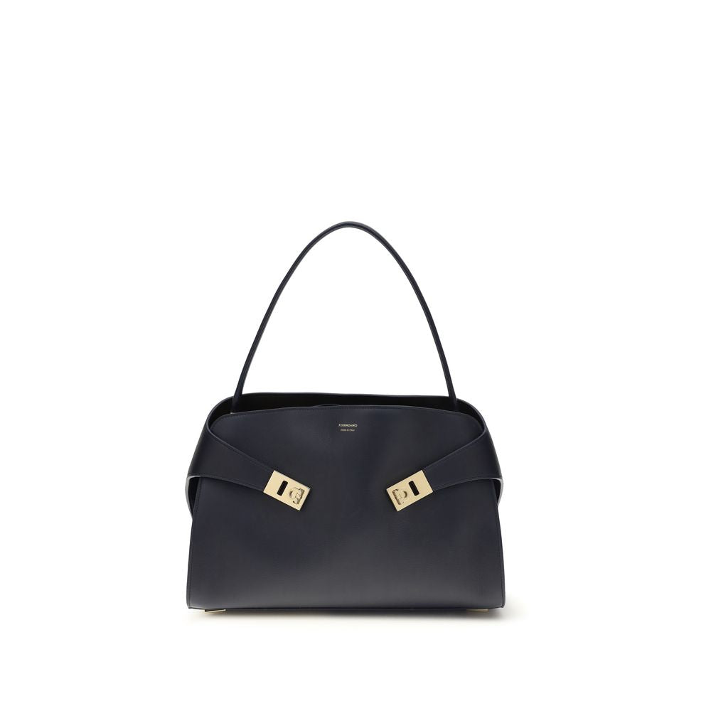 Blue Calf Leather Bos Taurus Shoulder Bag