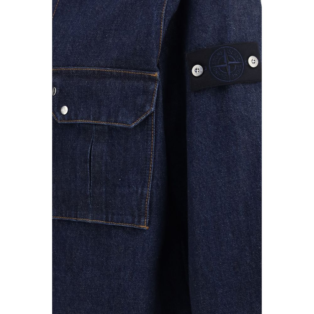Blue Cotton Denim Jacket