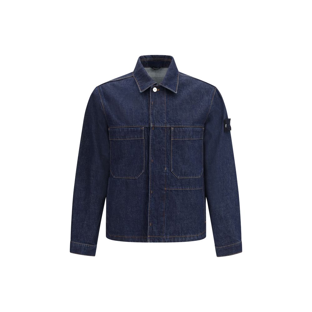 Blue Cotton Denim Jacket