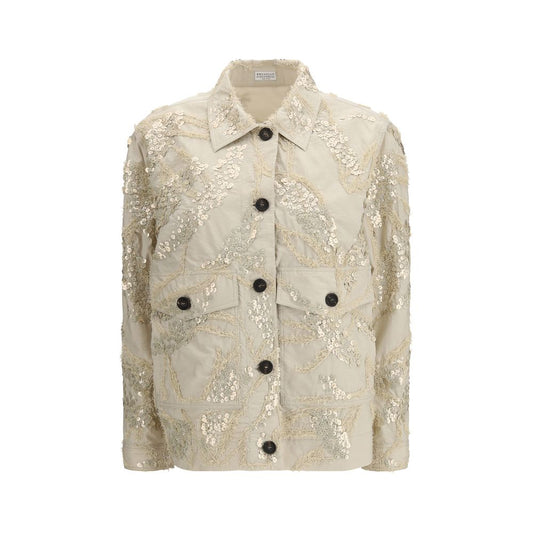 Beige Cotton Coat