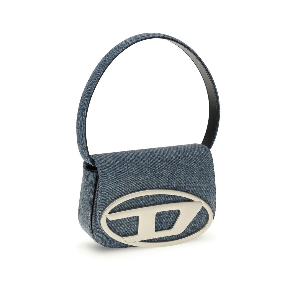 Blue Cotton Shoulder Bag