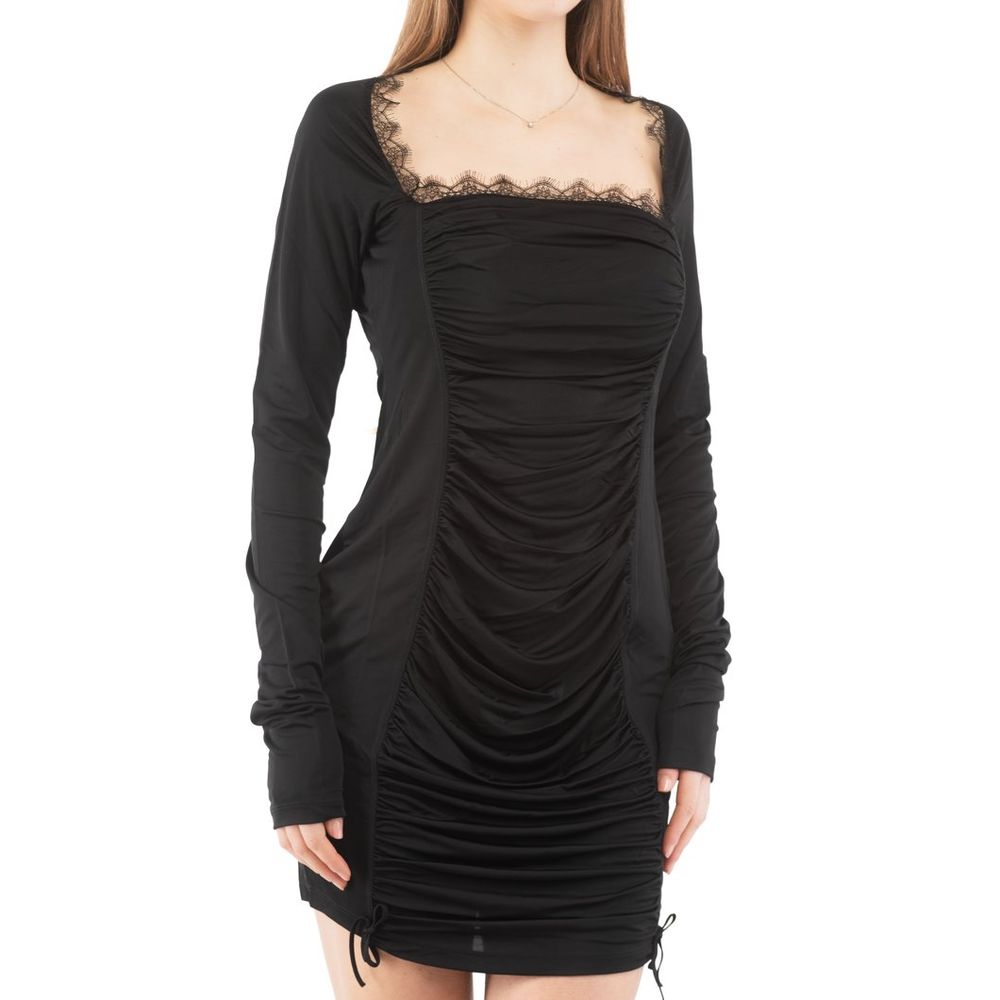 Black Viscose Cocktail Dress