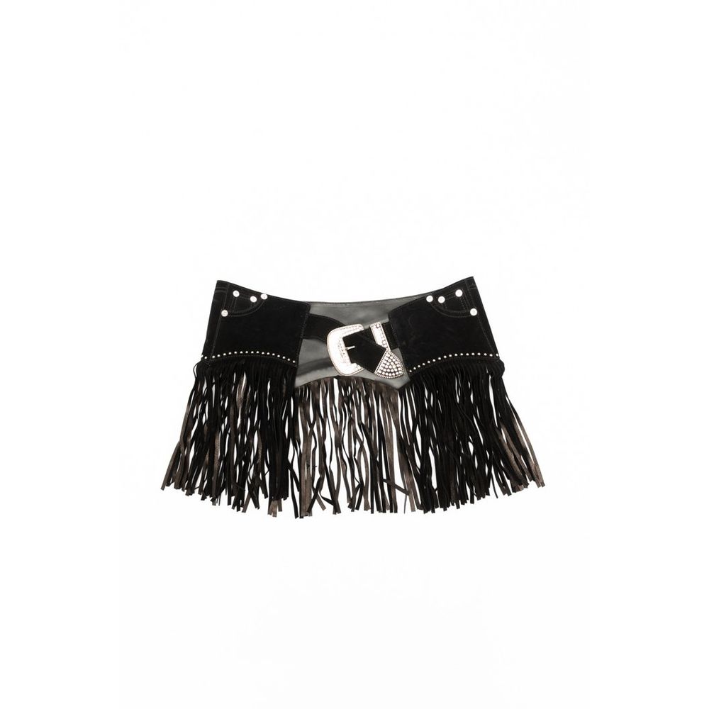 Multicolor Polyester High-Waist Belt