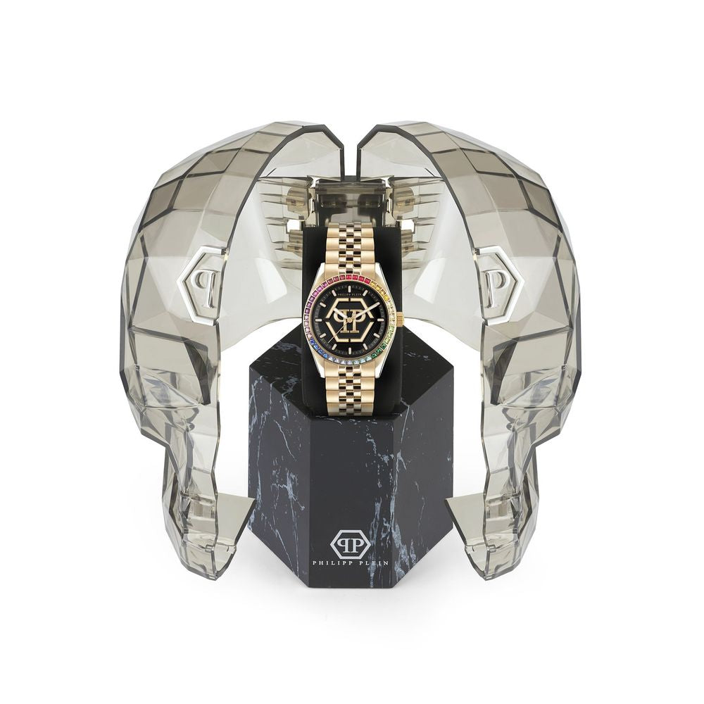 Gold Stainless Steel Dress Watch