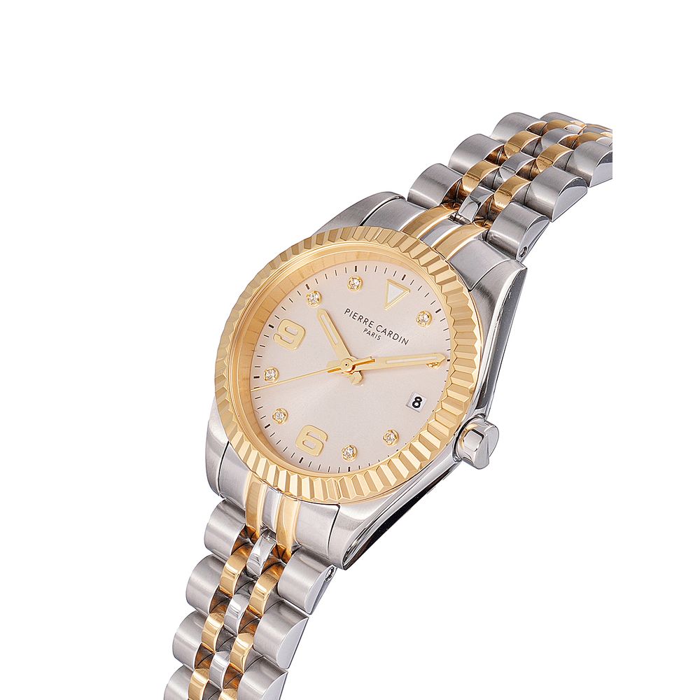 Gray Stainless Steel Dress Watch