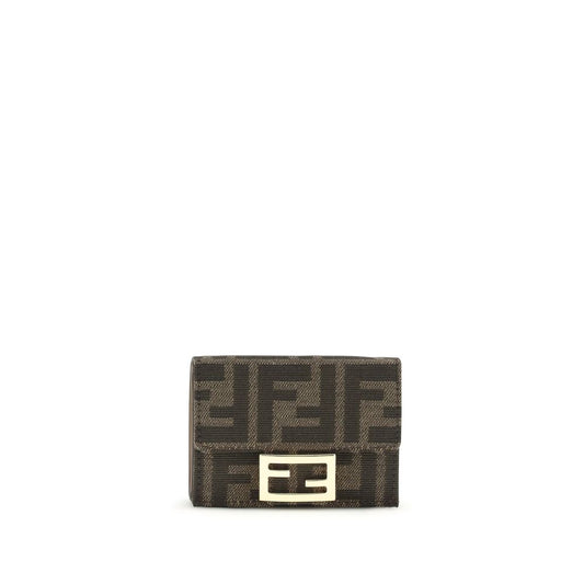 Brown Fabric Wallet