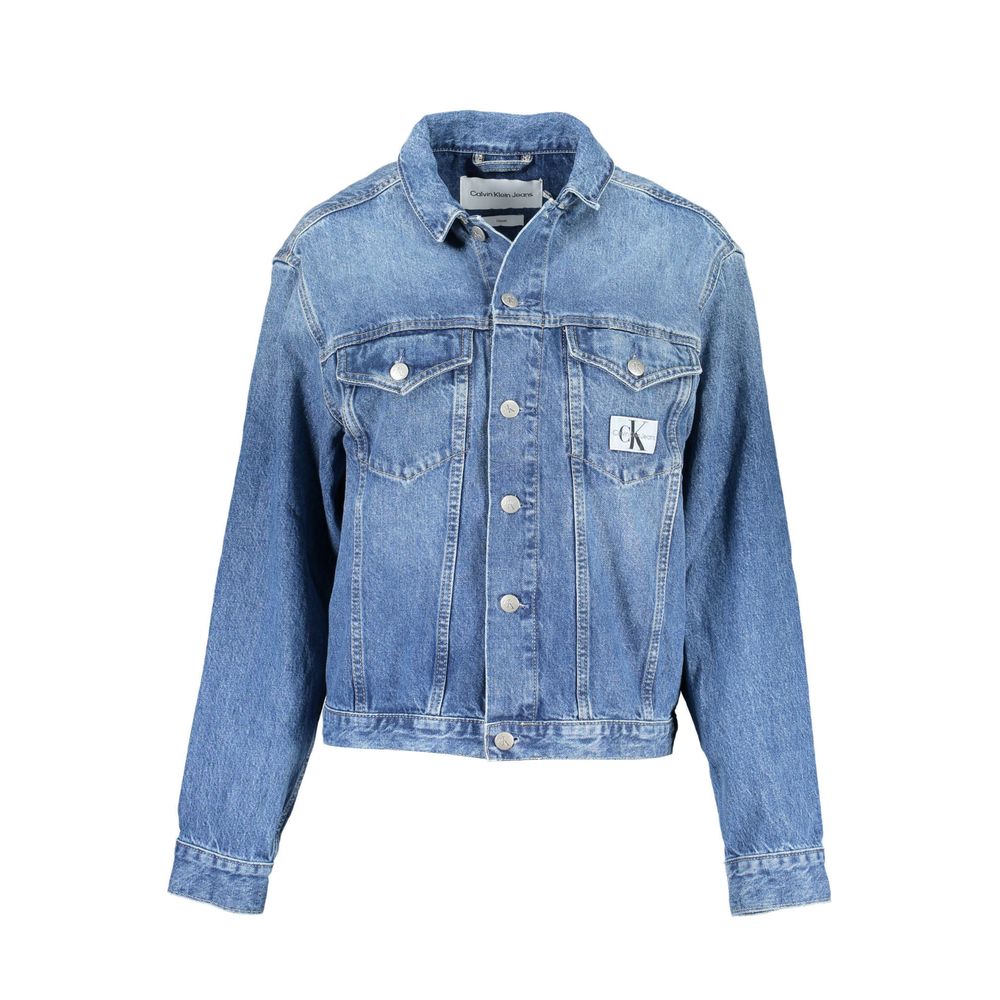 Azzurro Cotton Women Jacket