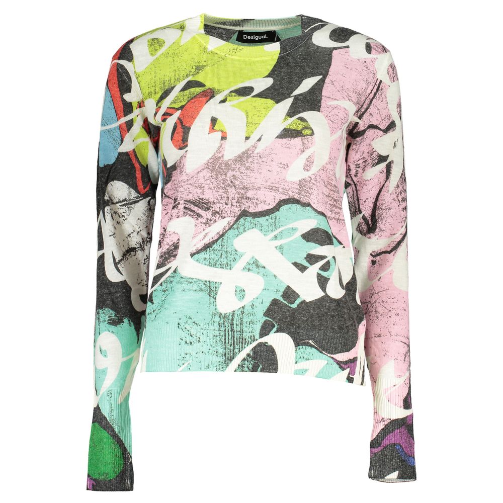 Black Acrylic Women Sweater