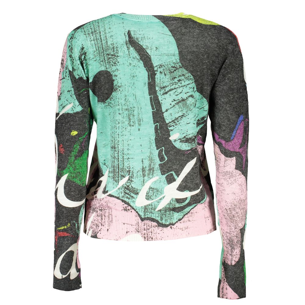 Black Acrylic Women Sweater