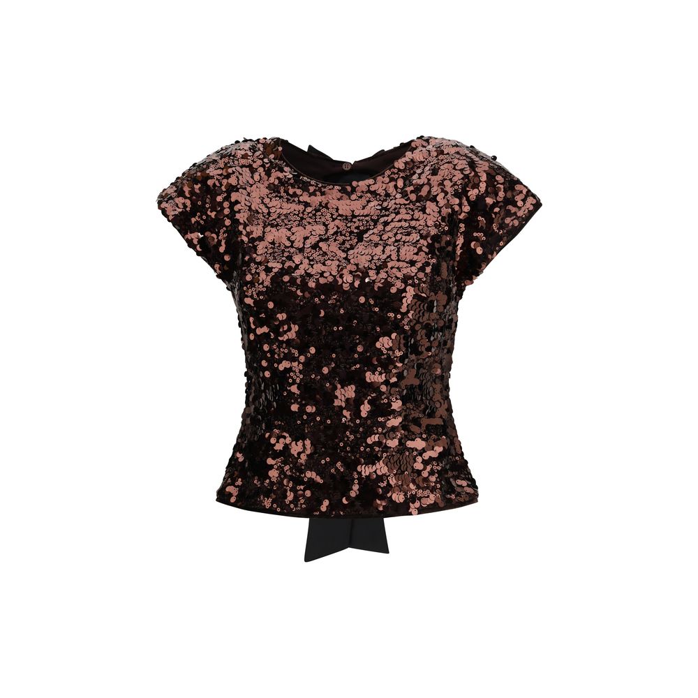Brown Polyester Shirt