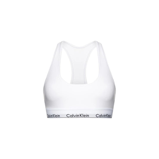White Cotton Bra