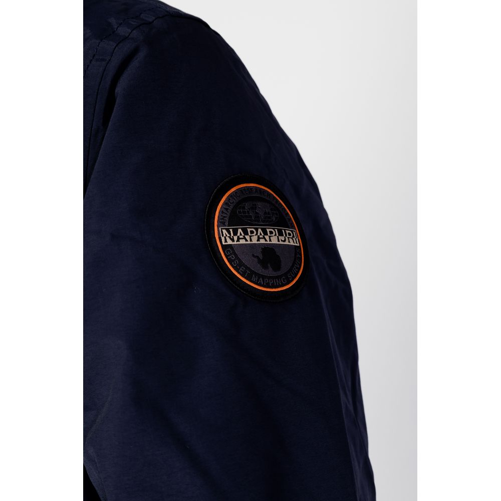 Blue Nylon Coat