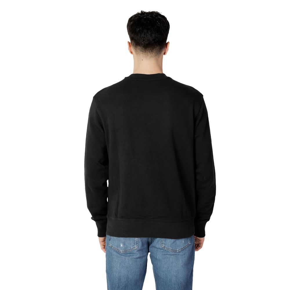 Black Cotton Sweatshirt