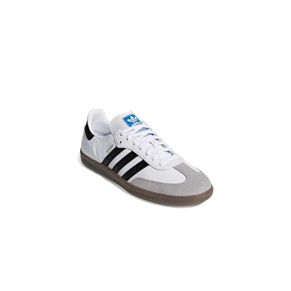 White Leather Low Top Sneakers