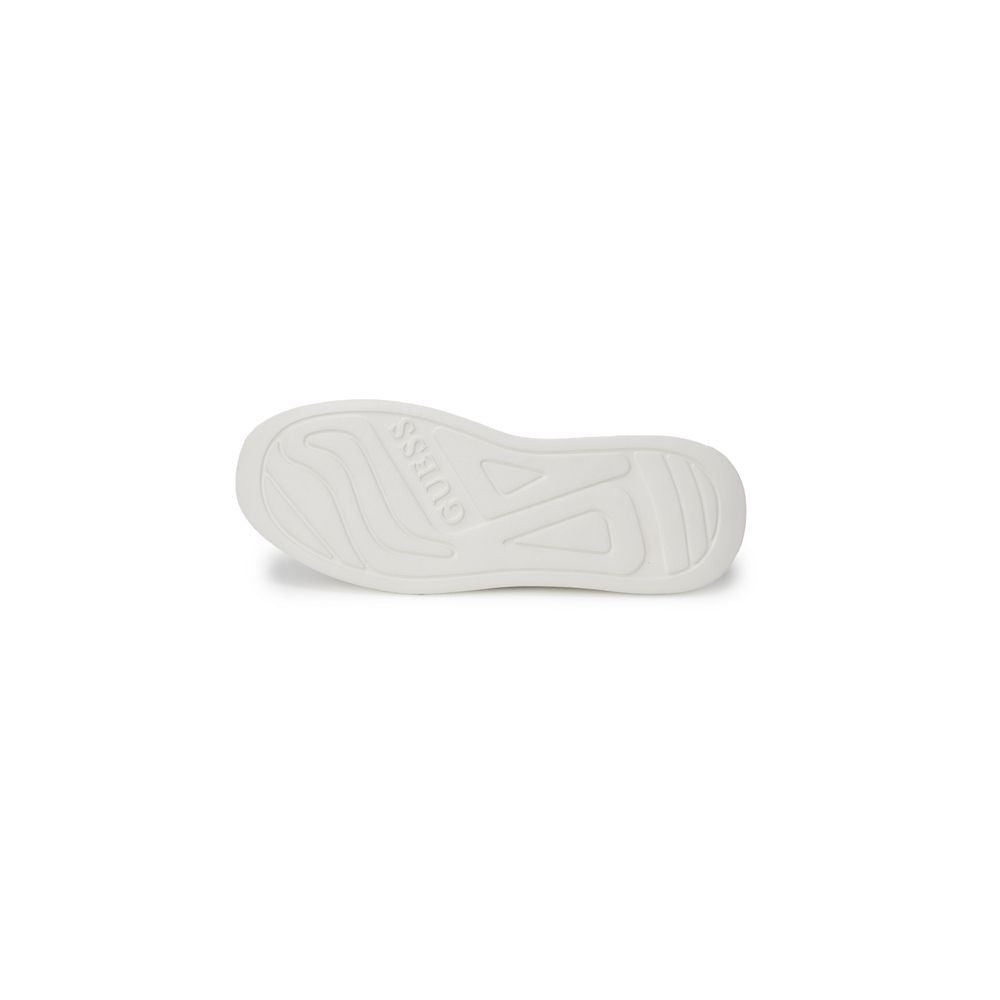 Black And White Polyethylene Low Top Sneakers