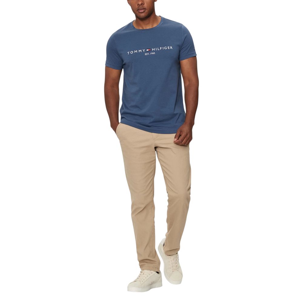 Blue Cotton T-Shirt