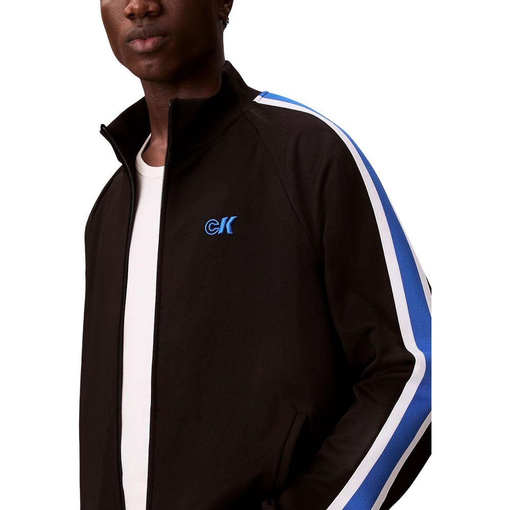 Black Polyester Sweatshirt