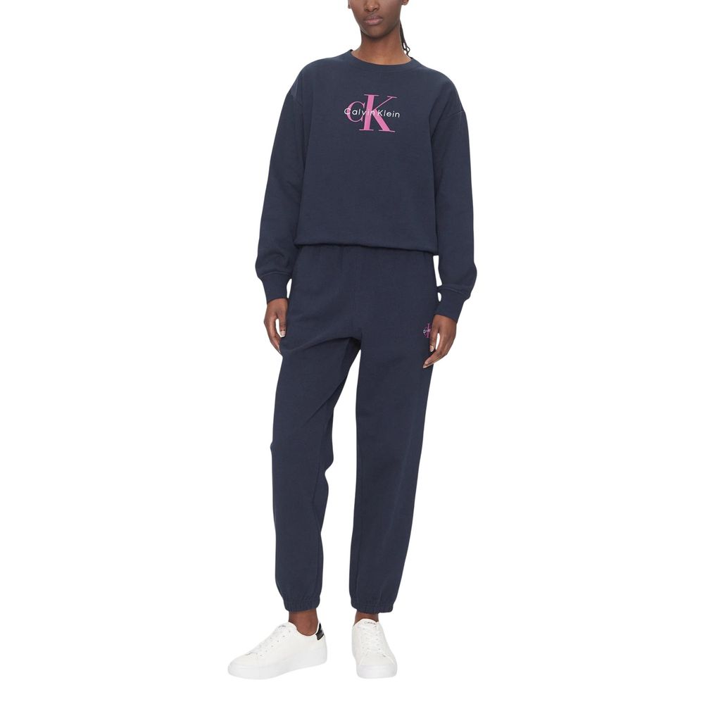 Blue Cotton Joggers (Workout Pants)