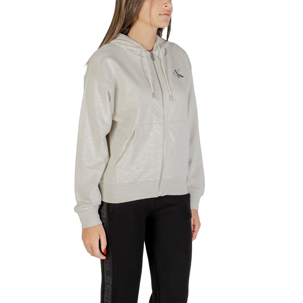 Gray Cotton Hoodie