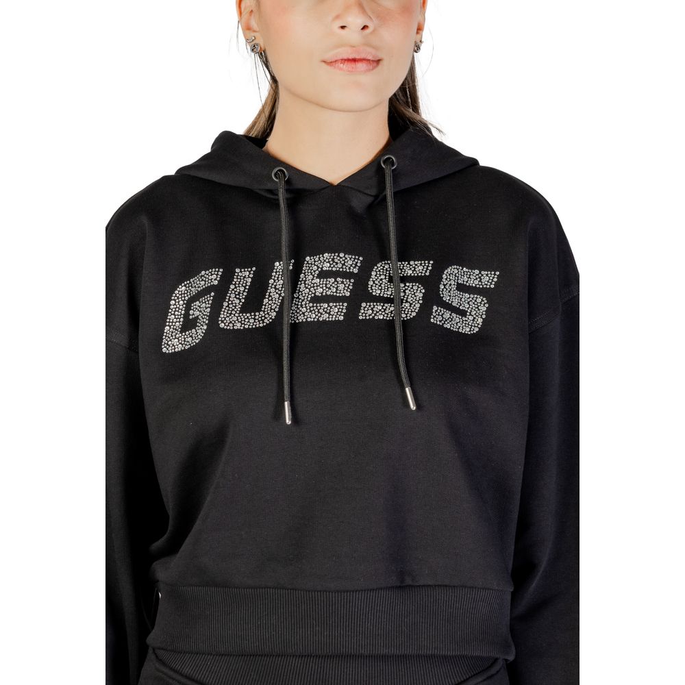 Black Cotton Hoodie