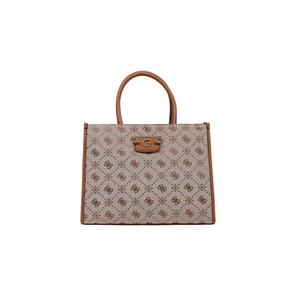 White Polyester Handbag