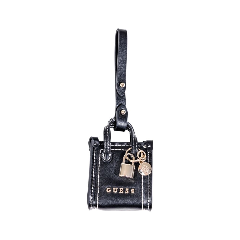Black Polyethylene Keychain