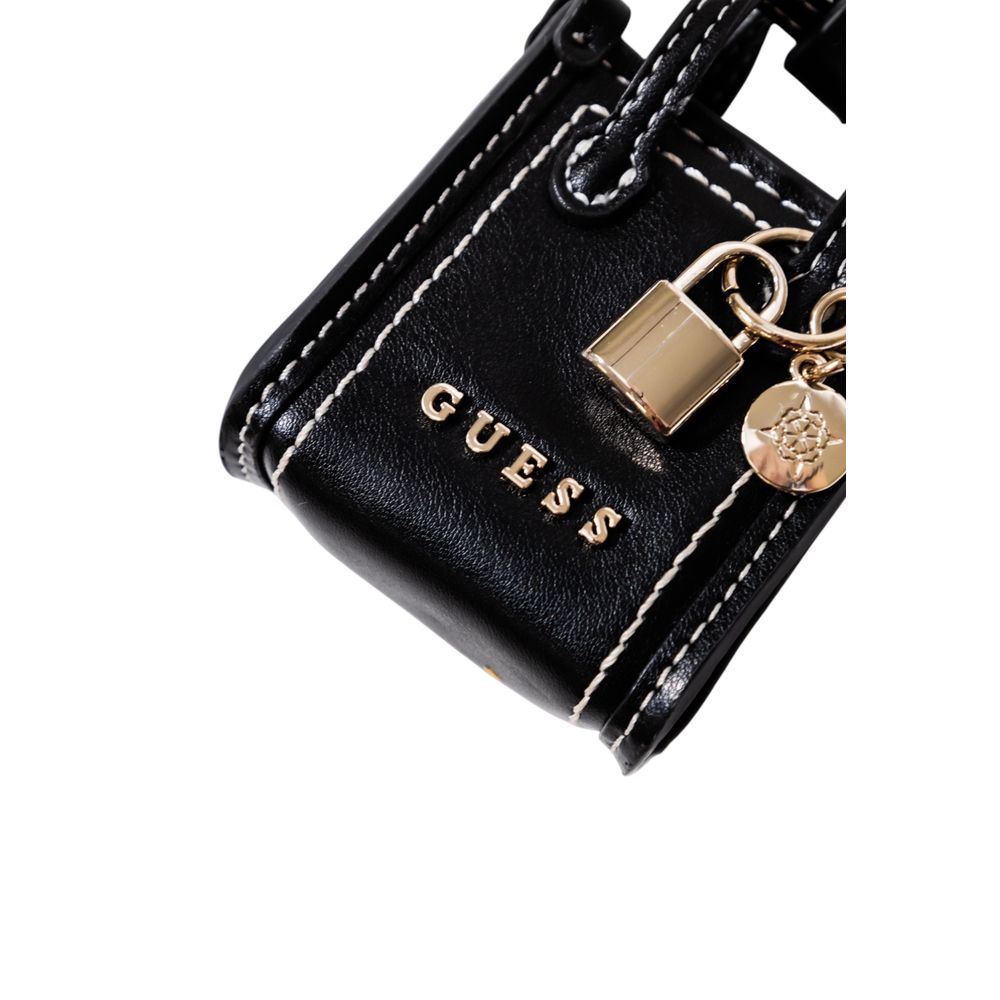 Black Polyethylene Keychain