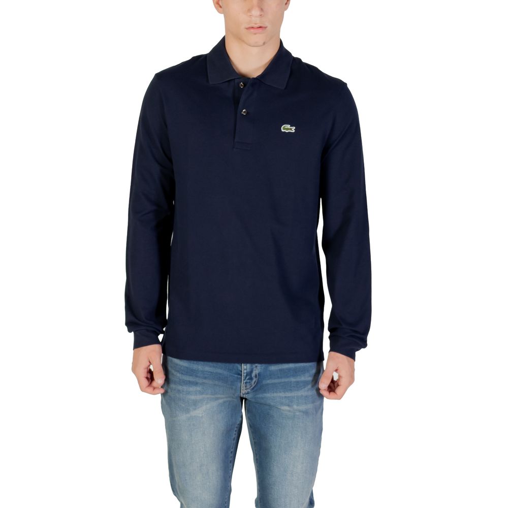 Blue Cotton Long Sleeve T-Shirt