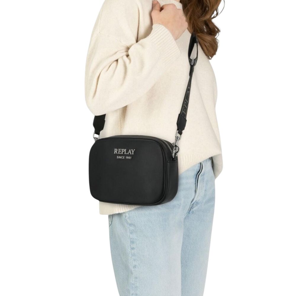 Black Polyethylene Handbag
