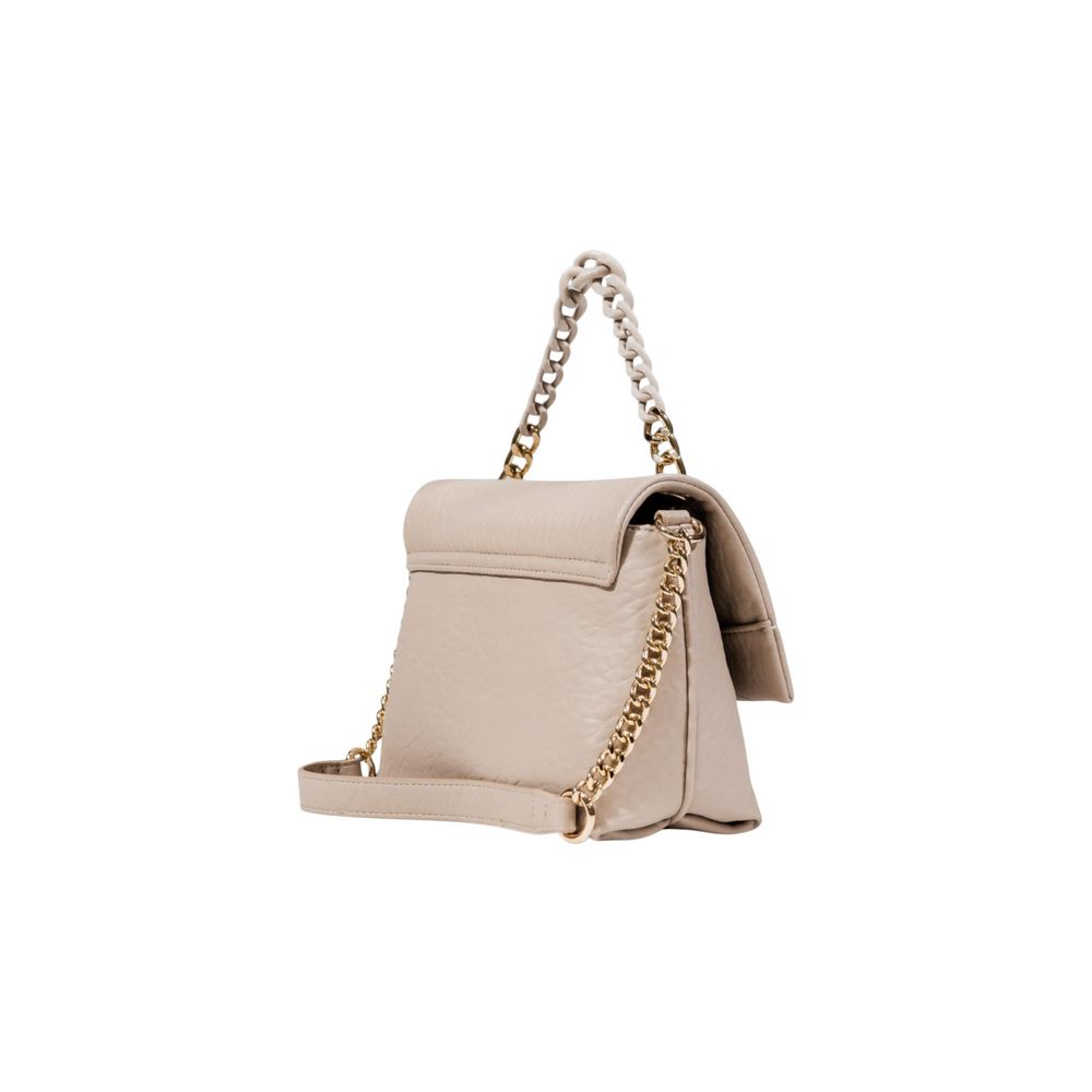 Beige Polyester Handbag