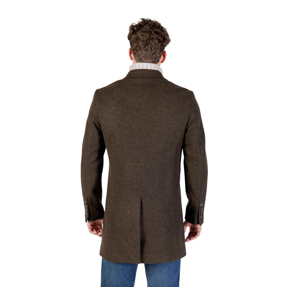Green Polyester Coat