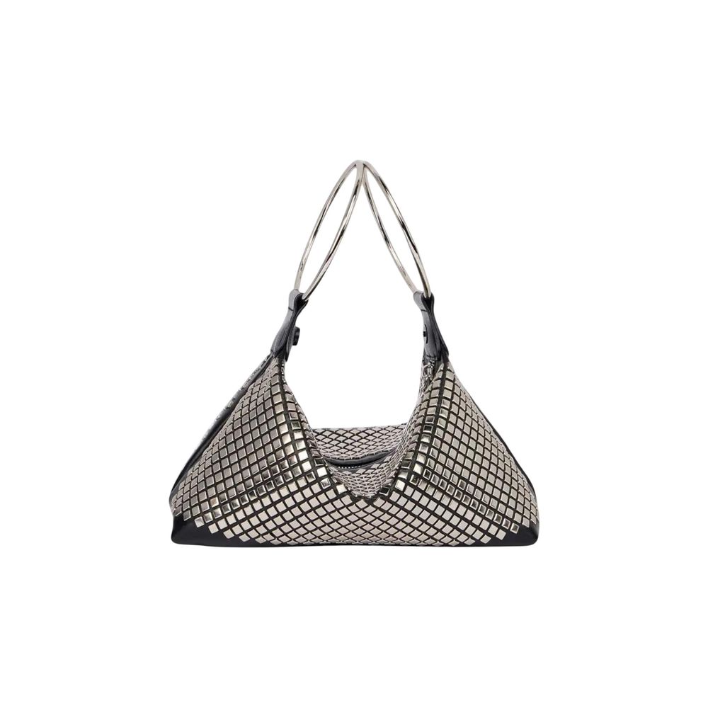 Black Polyester Handbag