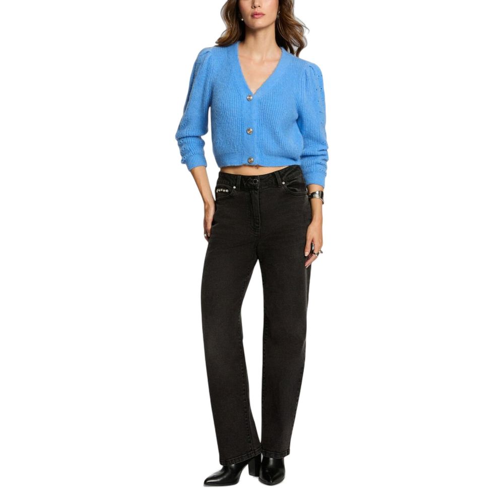 Blue Marabou Cardigan