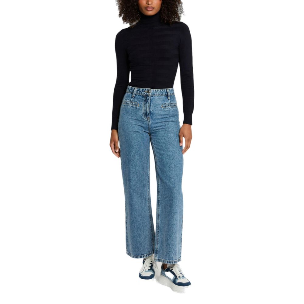 Black Viscose Turtleneck