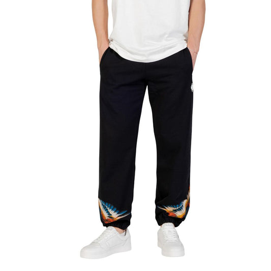 Black Cotton Joggers (Workout Pants)
