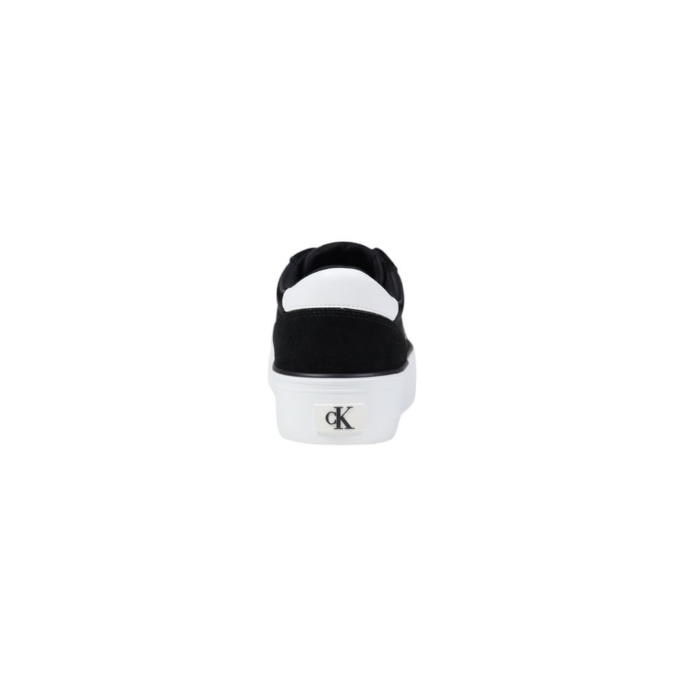 Black And White Recycled Polyamide Platform Sneakers