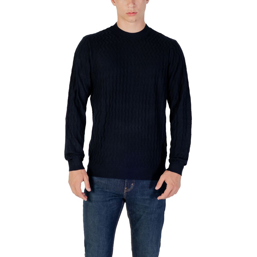 Blue Marabou Sweatshirt