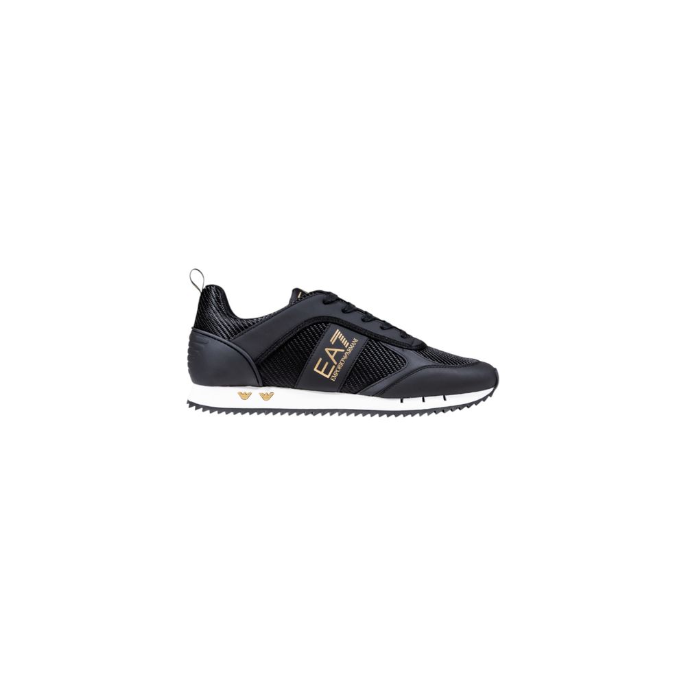 Bicolor Polyamide Athletic Sneakers