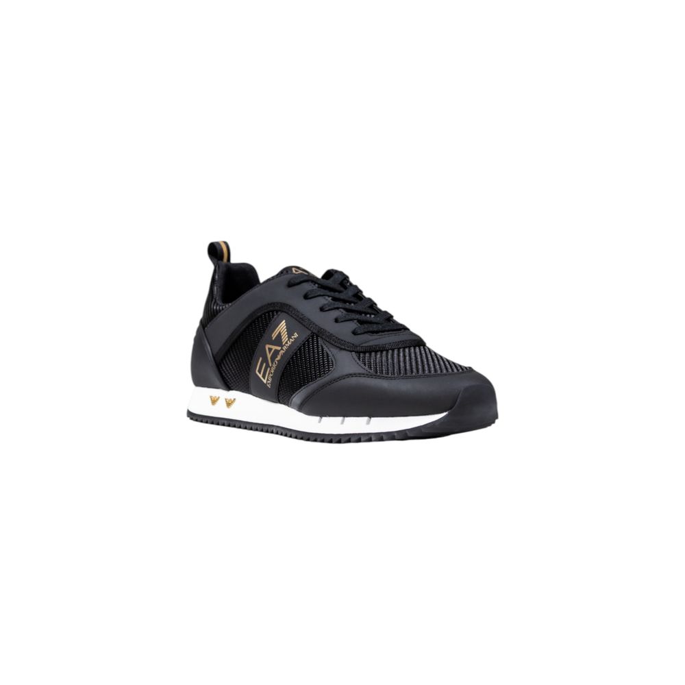 Bicolor Polyamide Athletic Sneakers