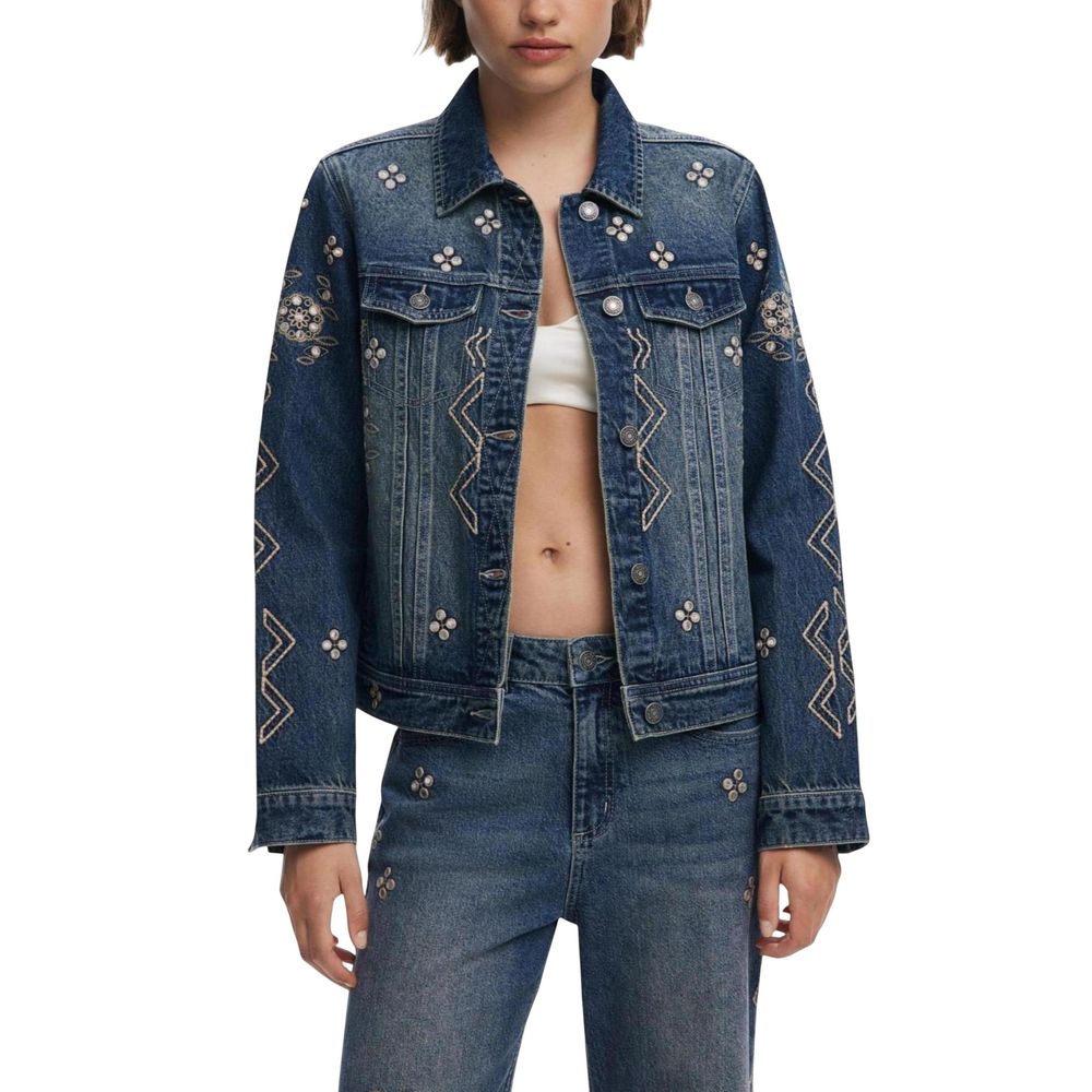 Blue Cotton Denim Jacket