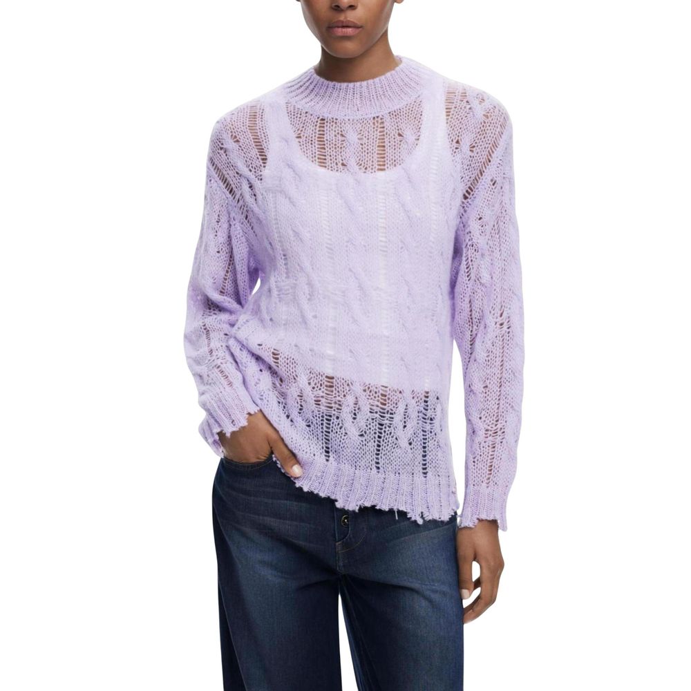 Purple Polyamide Sweatshirt