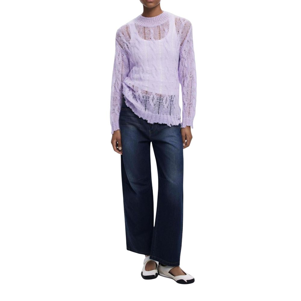 Purple Polyamide Sweatshirt