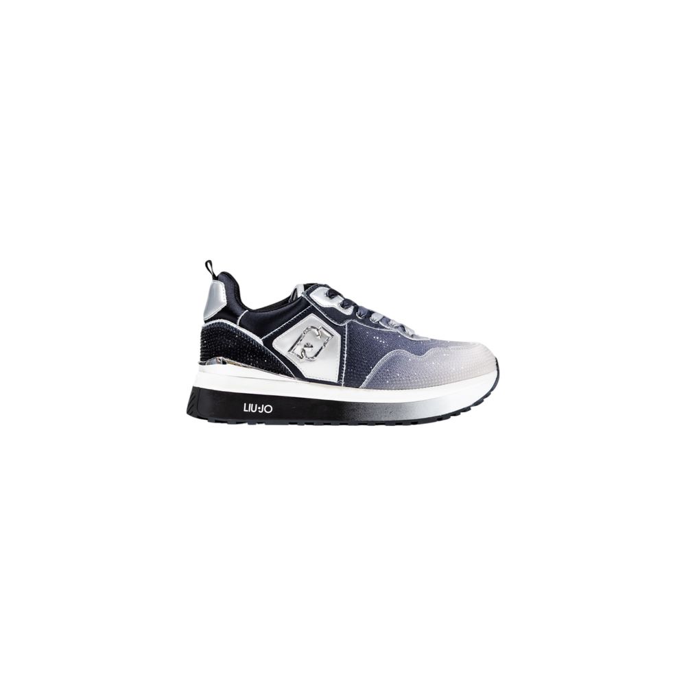 Black And White Synthetic Chunky Sneakers