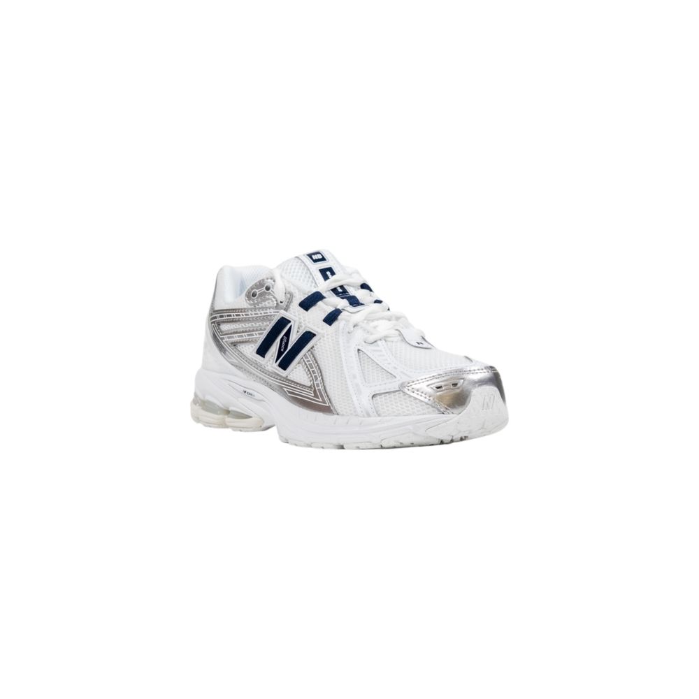 White Synthetic Athletic Sneakers