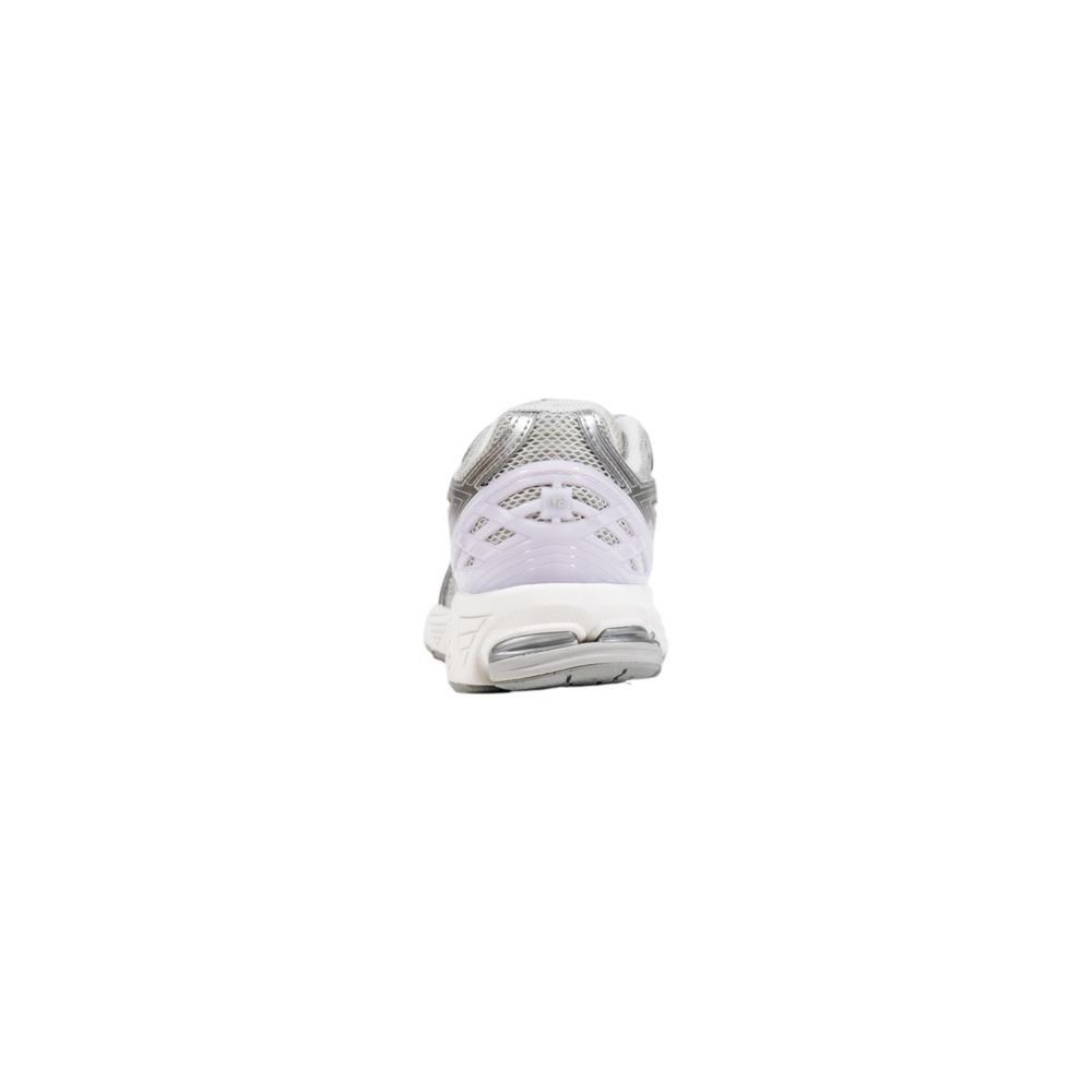 Silver Synthetic Athletic Sneakers