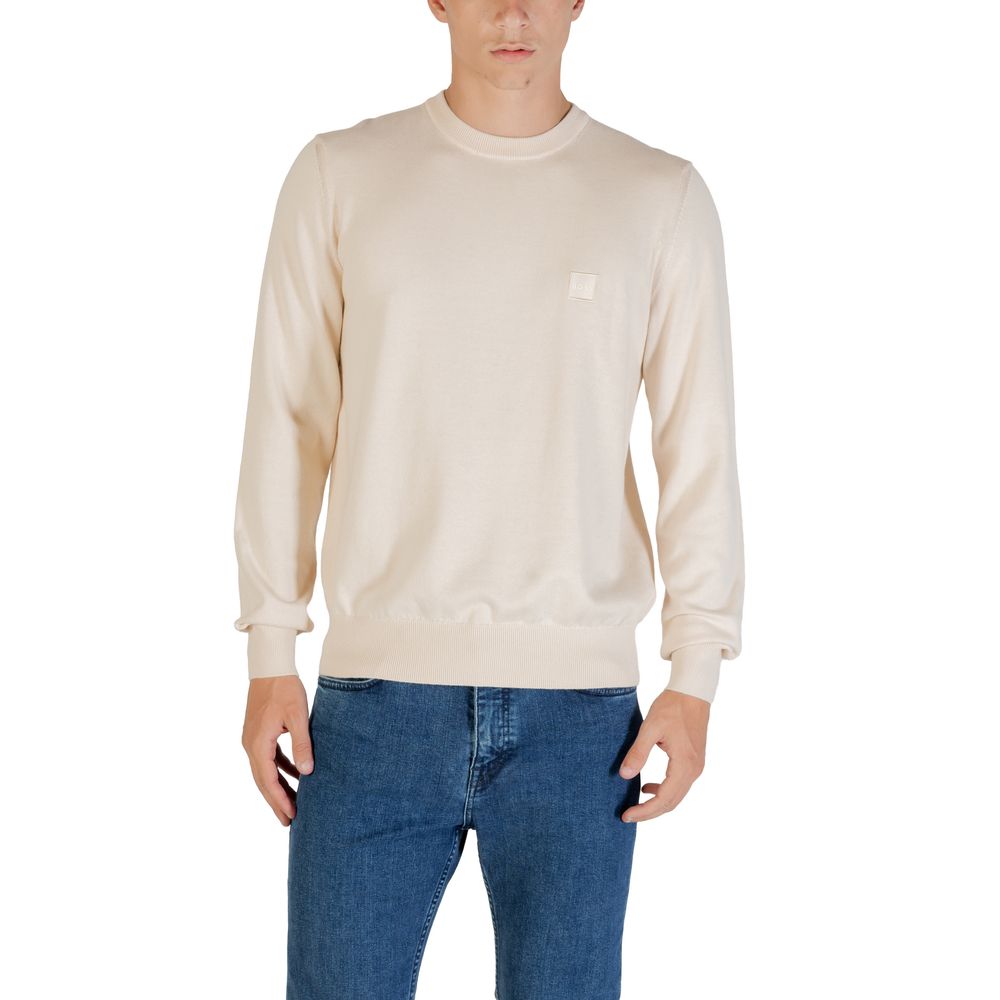Beige Cotton Sweatshirt